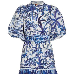 Farm Rio Sweet Rio Puff Sleeve Mini Dress (NWT)